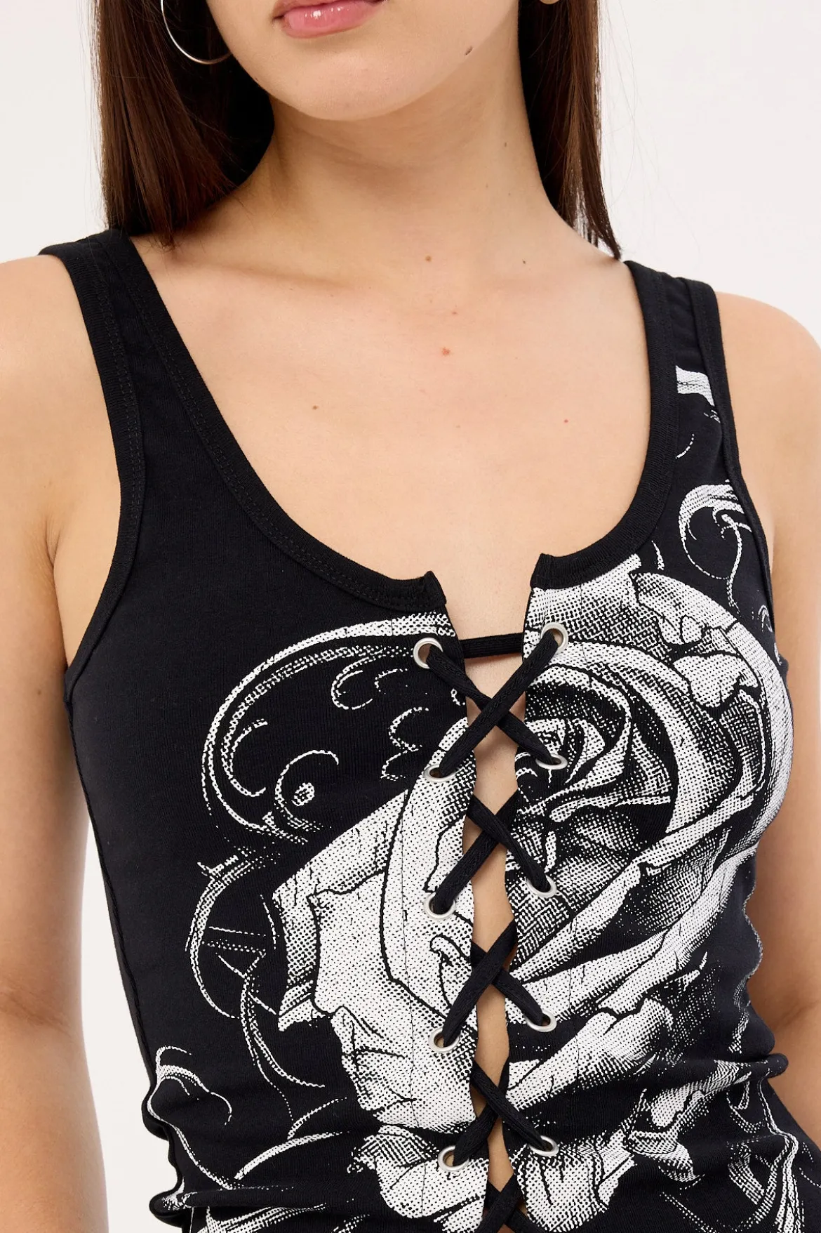 Deadroses Singlet Tank Top Black