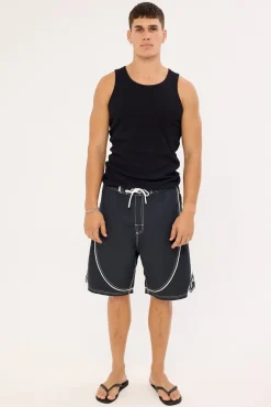 Deathroll Hybrid Waist Boardshort Black