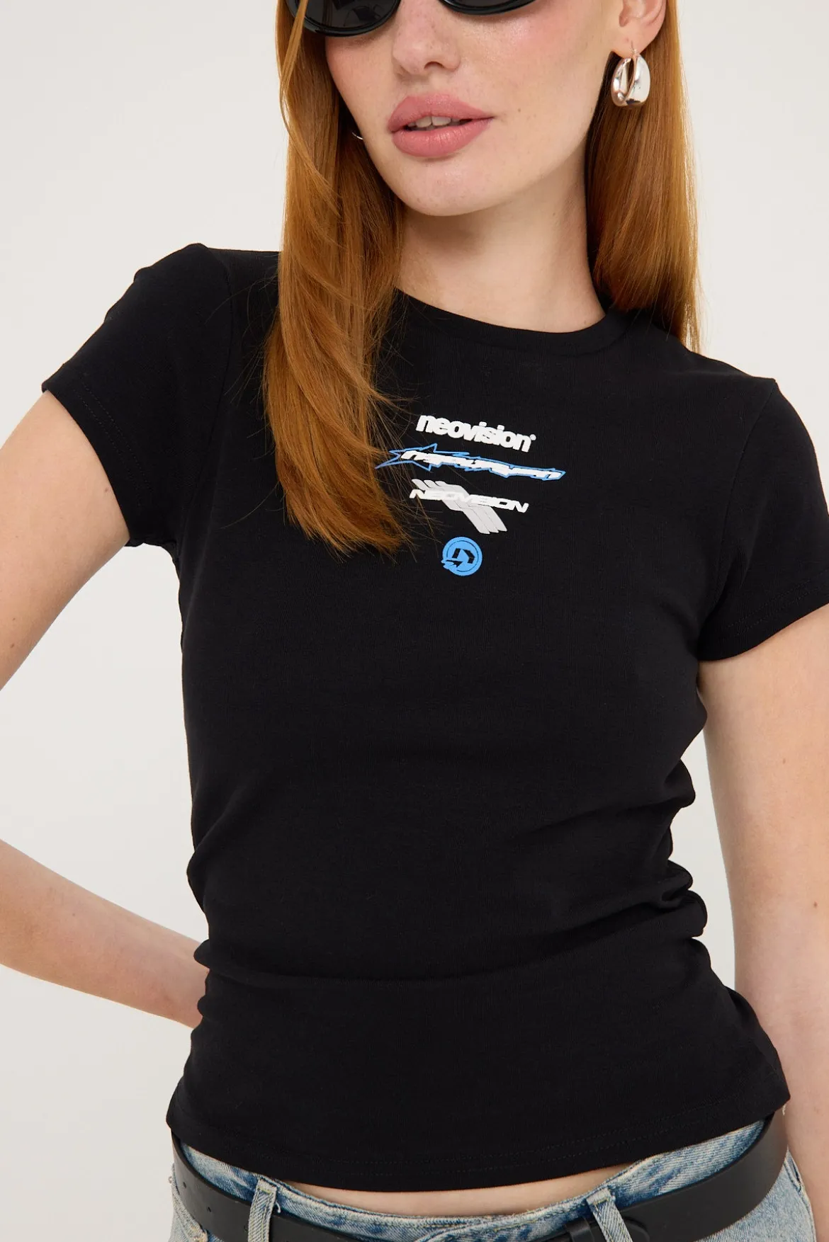 Decal Baby Tee Black
