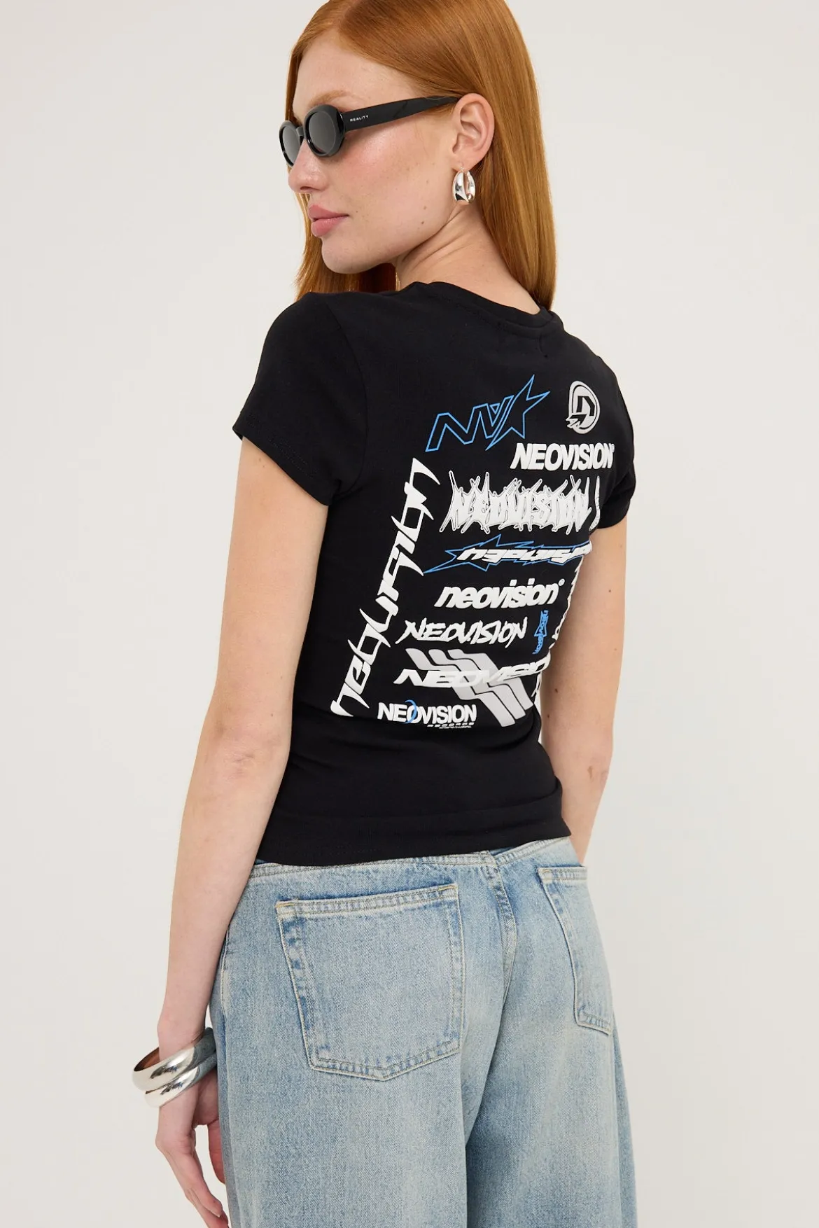 Decal Baby Tee Black