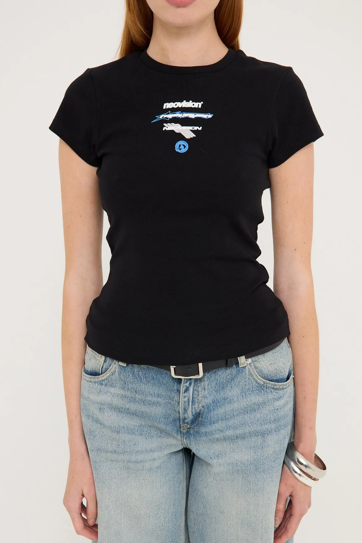 Decal Baby Tee Black