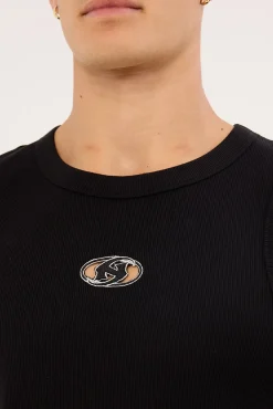 Define Bound High Neck Tank Black