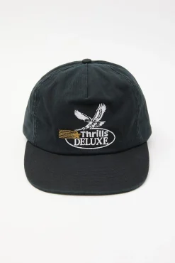 Deluxe 5 Panel Cap Black