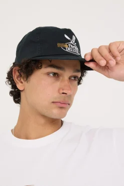 Deluxe 5 Panel Cap Black