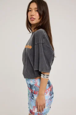 Denim Butterfly Mesh Skirt Pattern
