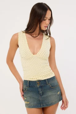 Denim Mini Skirt Dirty Light Blue Denim