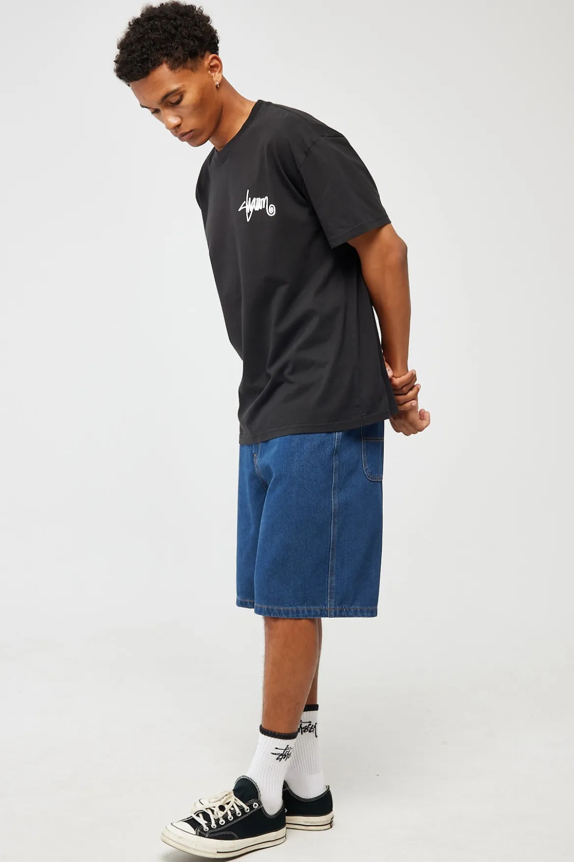 Denim Standard Short Blue Denim