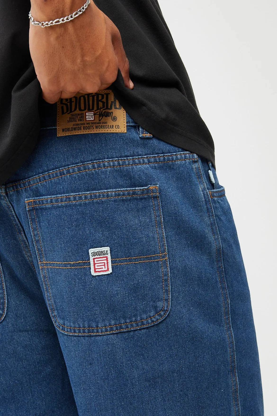 Denim Standard Short Blue Denim