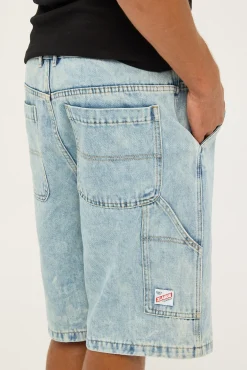 Denim Work Short Bleach Indigo