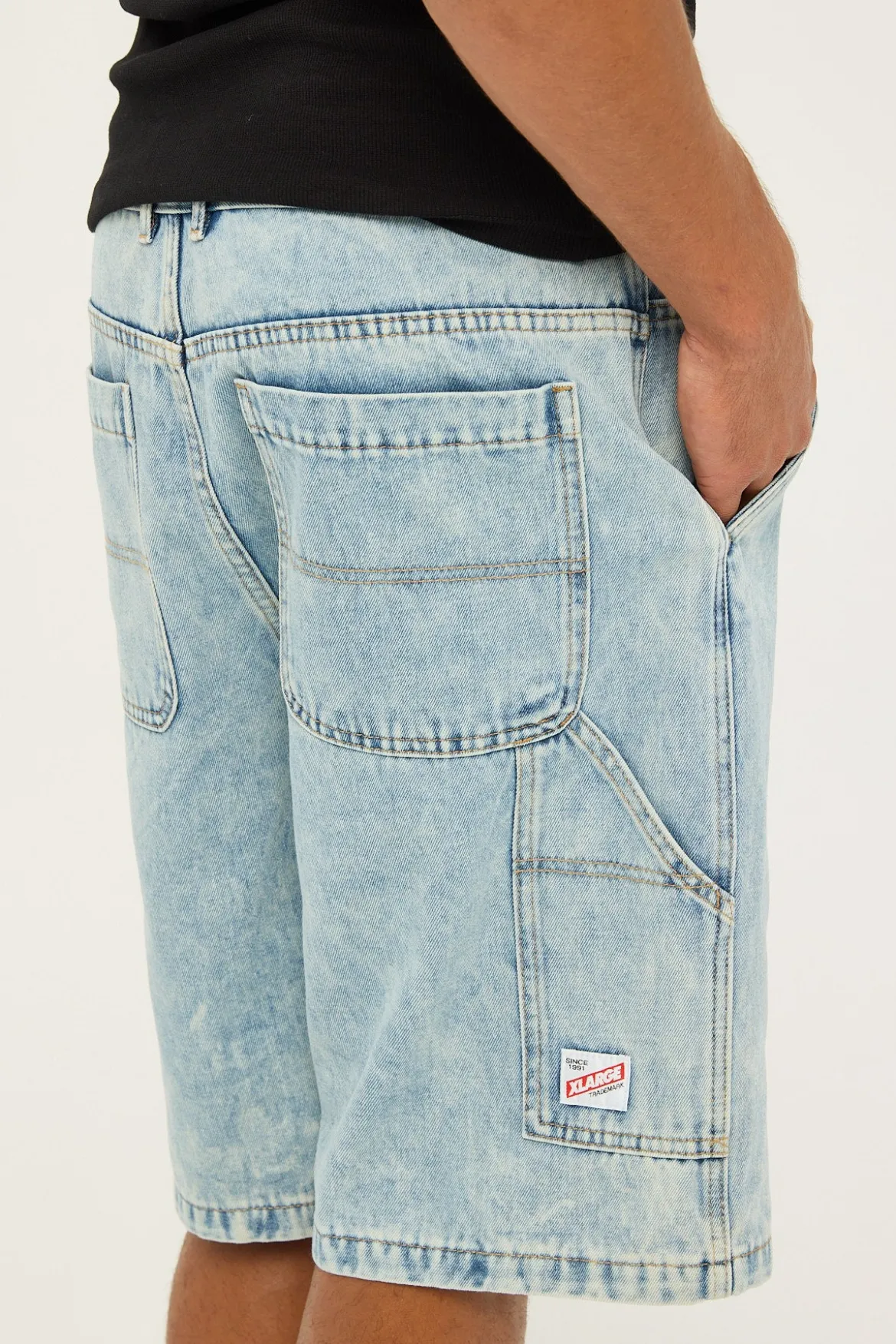 Denim Work Short Bleach Indigo