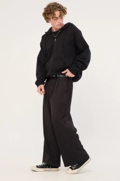 Desolate Tailored Trouser Black Pinstripe