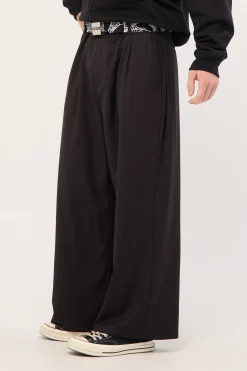 Desolate Tailored Trouser Black Pinstripe