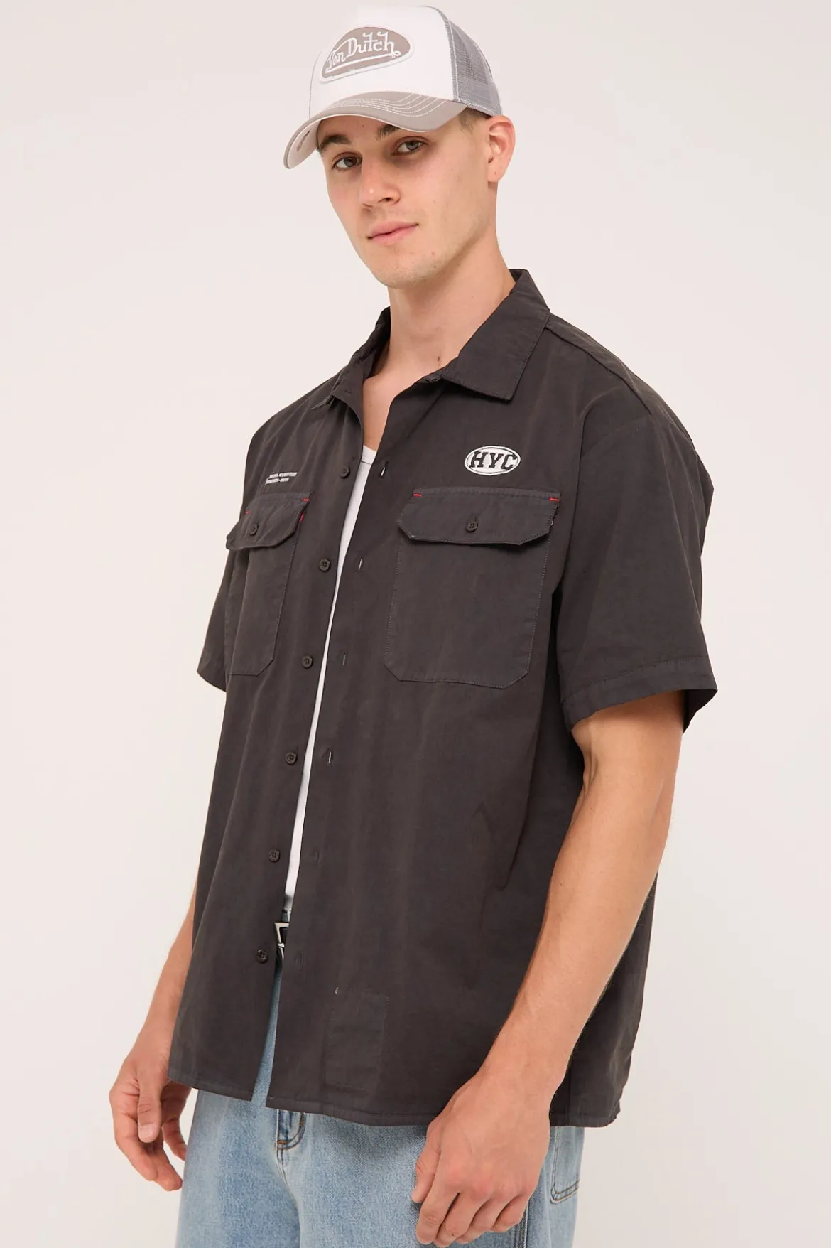 Dig It Short Sleeve Work Shirt Dark Charcoal