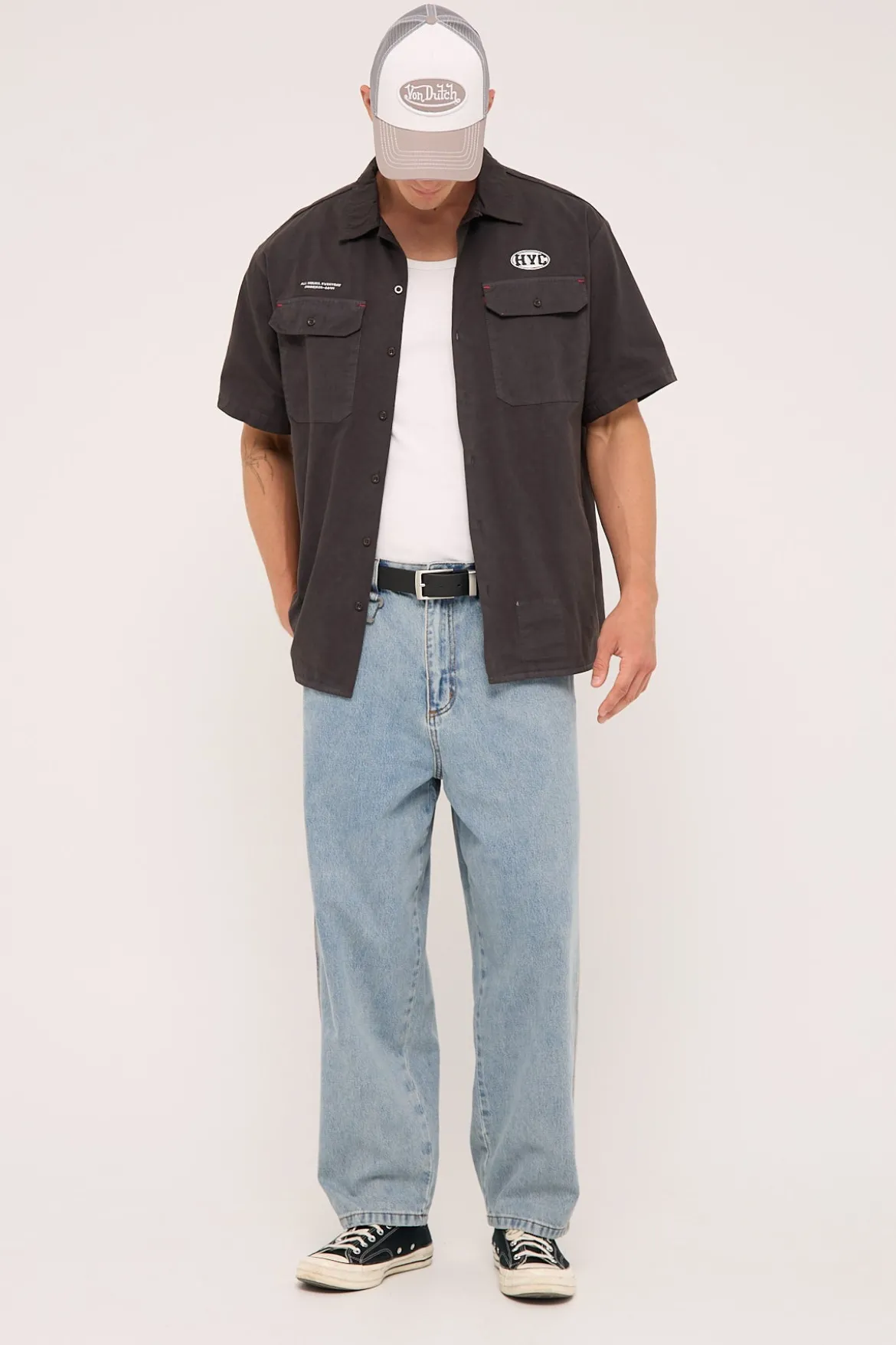 Dig It Short Sleeve Work Shirt Dark Charcoal