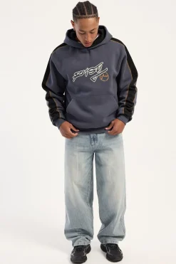 Dine N Dash Hooded Fleece Steel