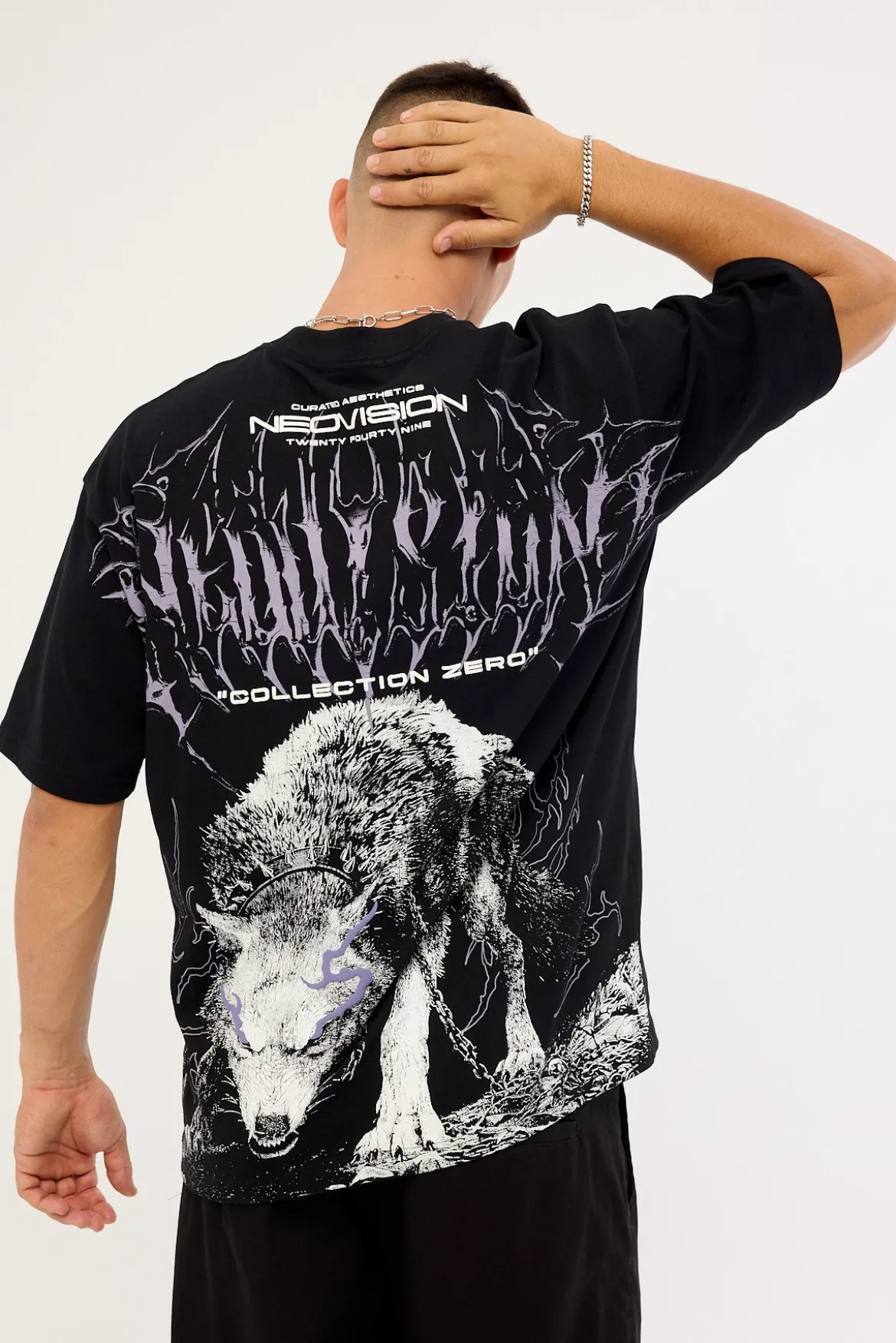 Dire Oversize Super Heavy Tee Black