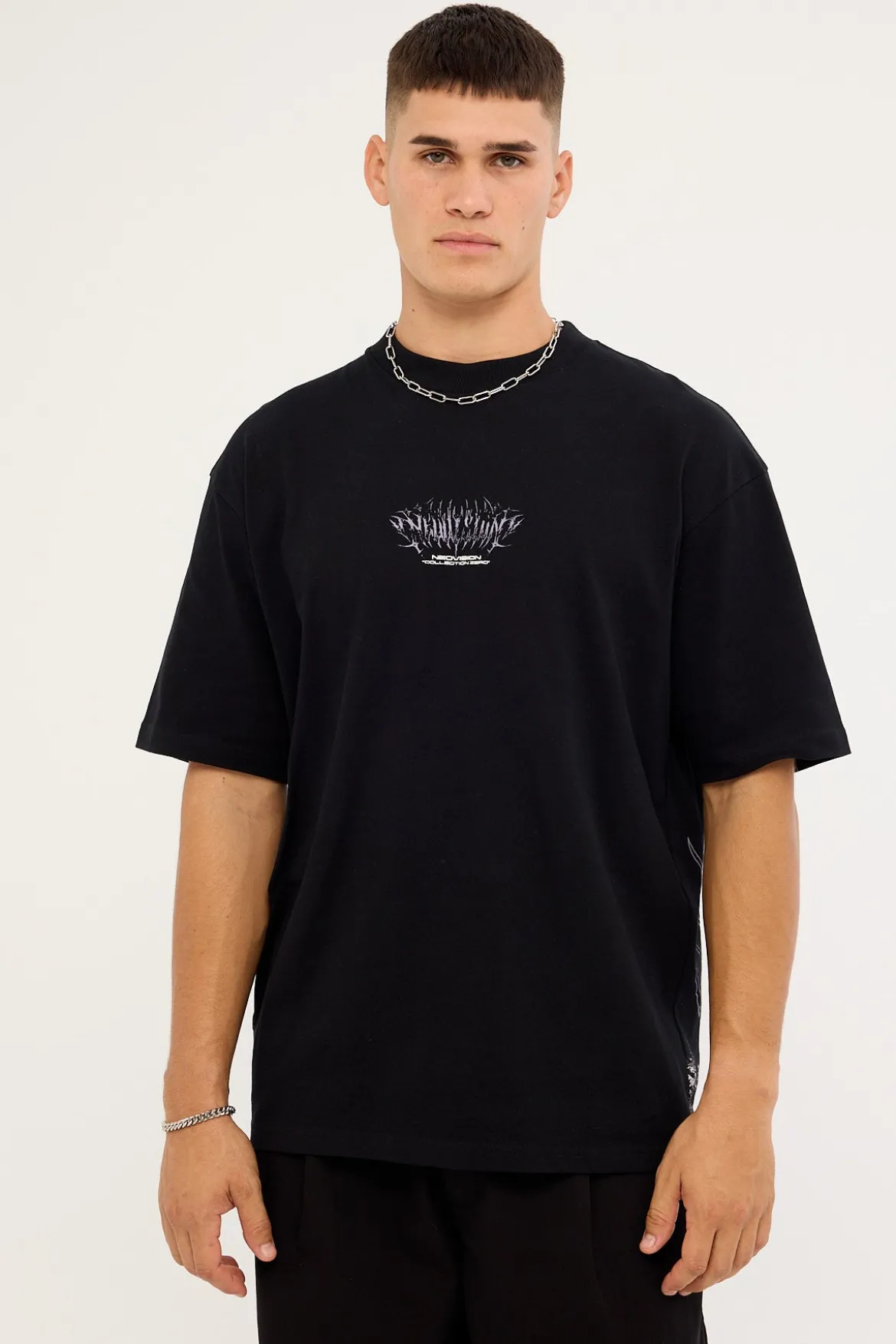 Dire Oversize Super Heavy Tee Black