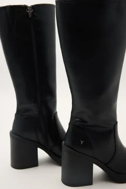 Direction PU Boot Black