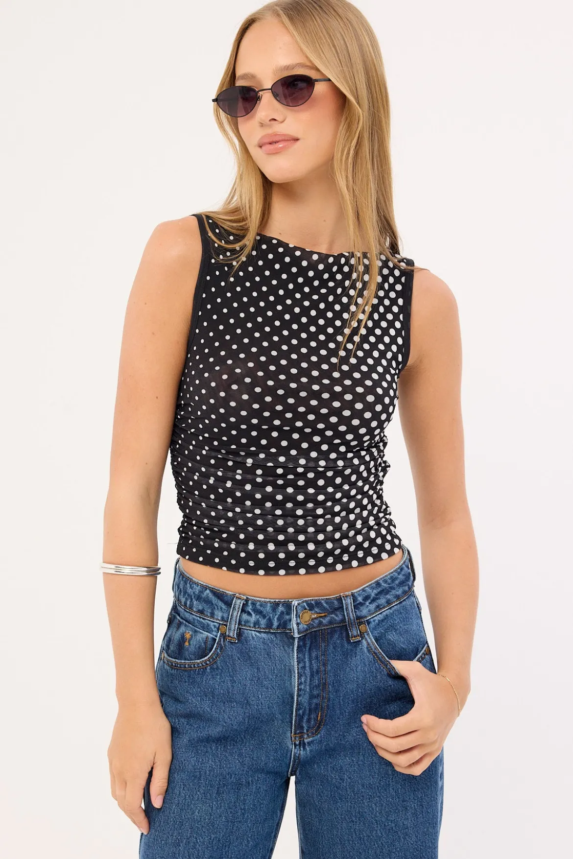 Disconnect Mesh Tank Black