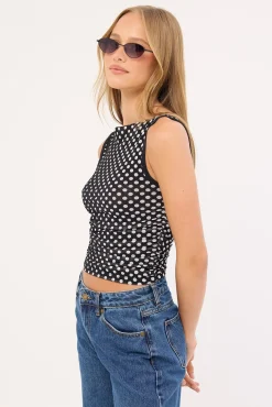 Disconnect Mesh Tank Black