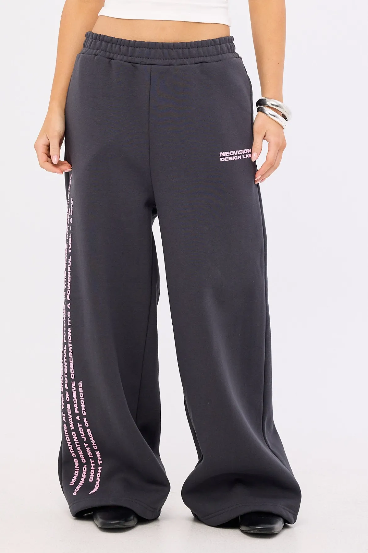 Distopia Straight Leg Trackpant Sunfade Black