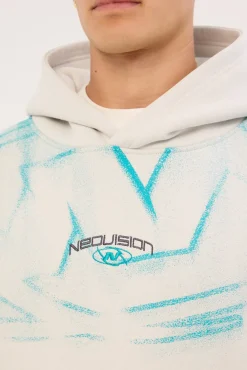 Distortion Urban Hoodie Ice Grey
