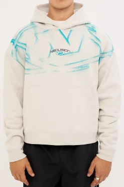 Distortion Urban Hoodie Ice Grey