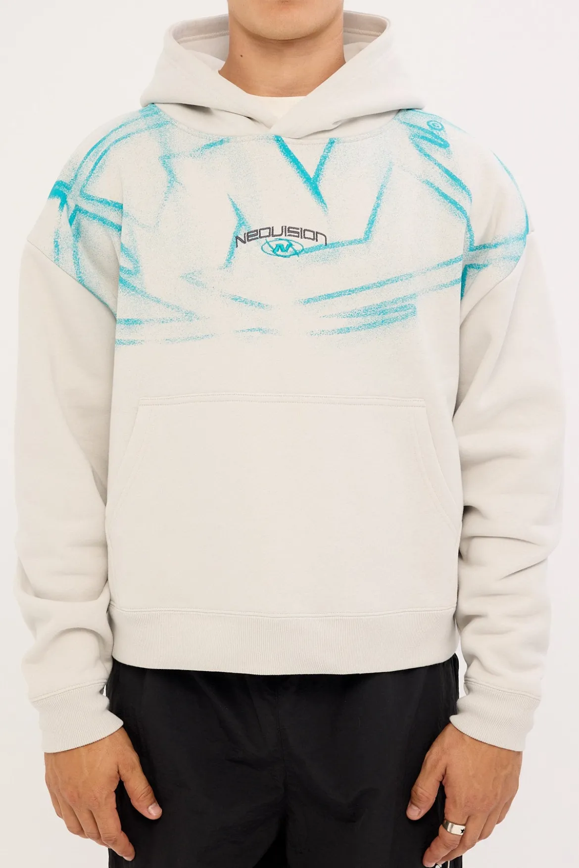 Distortion Urban Hoodie Ice Grey