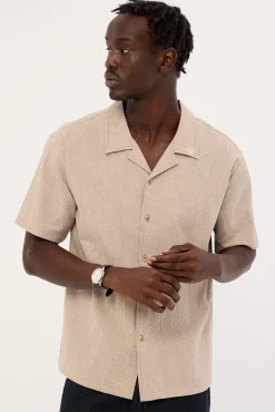 District Boxy Resort Shirt Oat