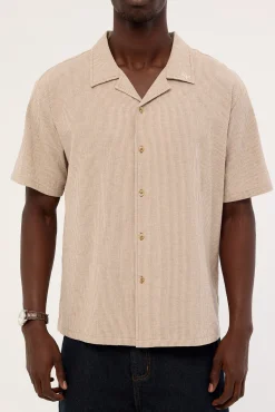 District Boxy Resort Shirt Oat