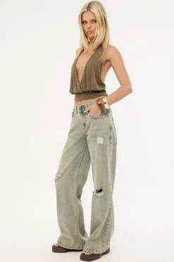 DIY Wendy Low Rise Wide Leg Jean Dirty Dawg