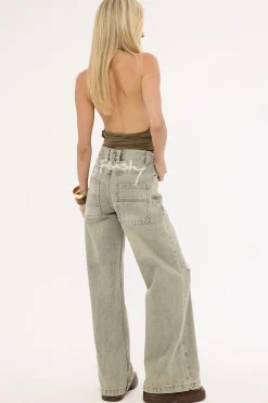 DIY Wendy Low Rise Wide Leg Jean Dirty Dawg