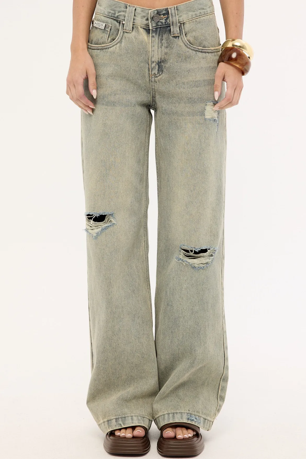 DIY Wendy Low Rise Wide Leg Jean Dirty Dawg
