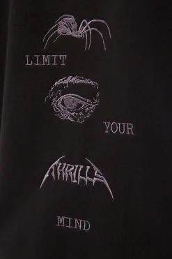 Do Not Limit Your Mind Slouch Pull On Hood Black