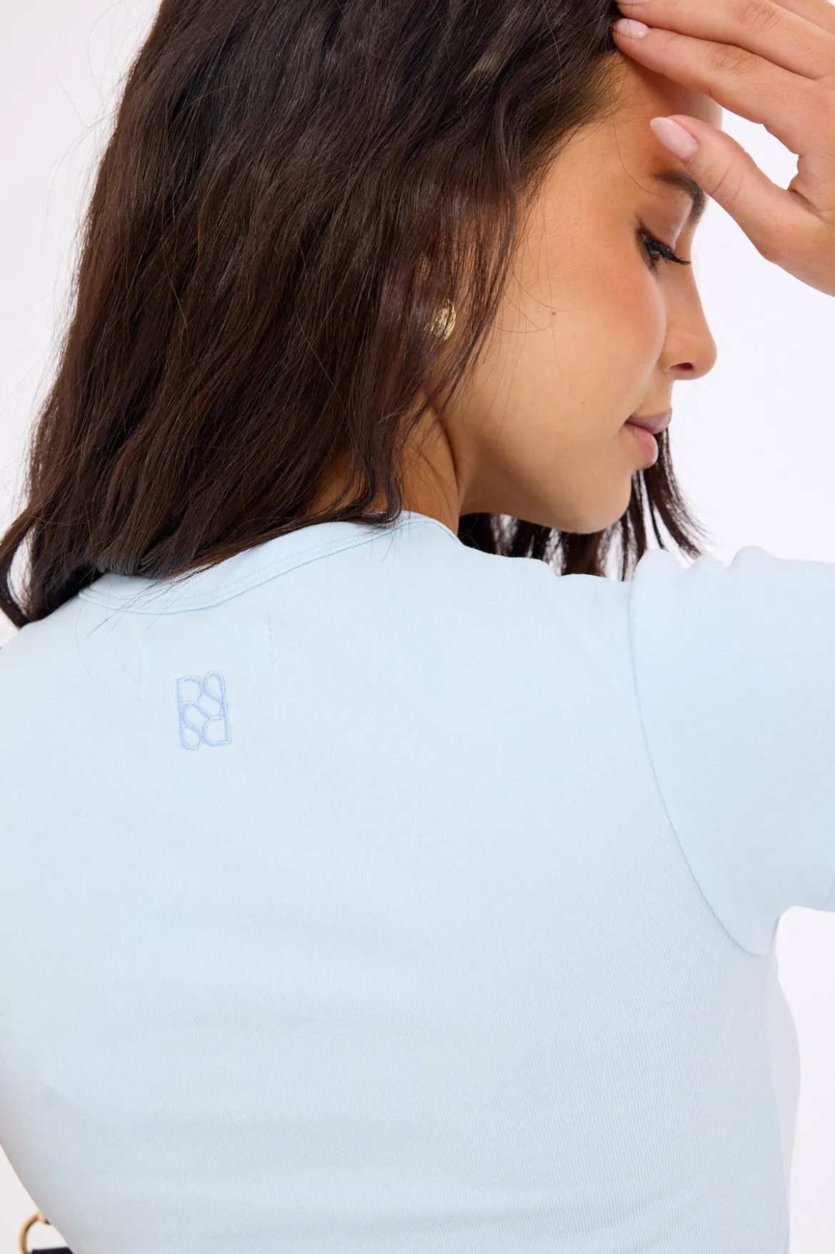 Dolce Fitted Tee Blue