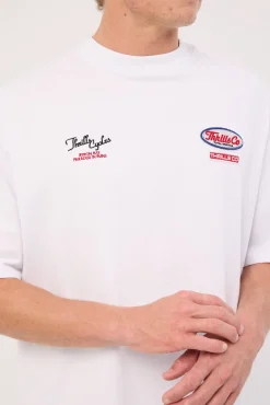 Double Time Box Fit Oversize Tee White