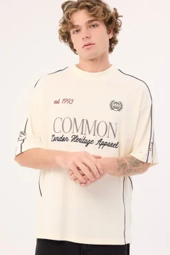 Doubles Heavyweight Easy Tee Ecru