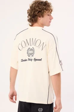 Doubles Heavyweight Easy Tee Ecru