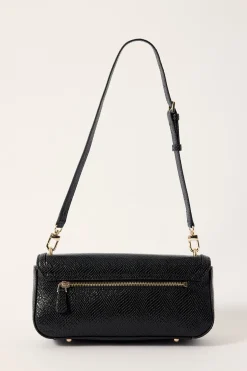 Dovie Flap Shoulder Bag Black