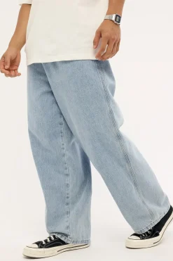 Dozer Baggy Jean Worship Worn Blue Denim