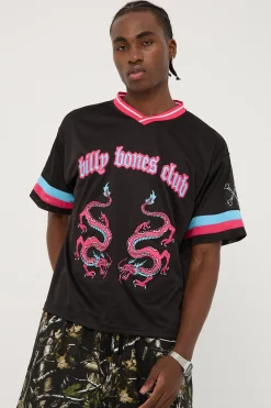 Dragon Jersey Mesh Black