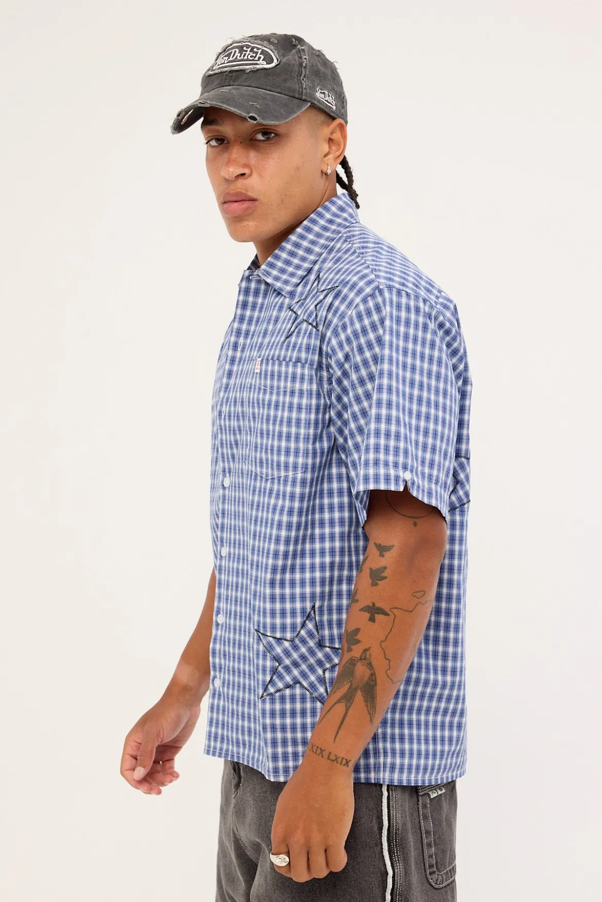Dreamers Short Sleeve Shirt Blue