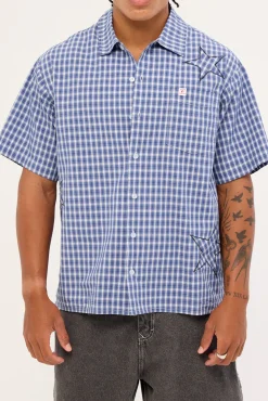 Dreamers Short Sleeve Shirt Blue