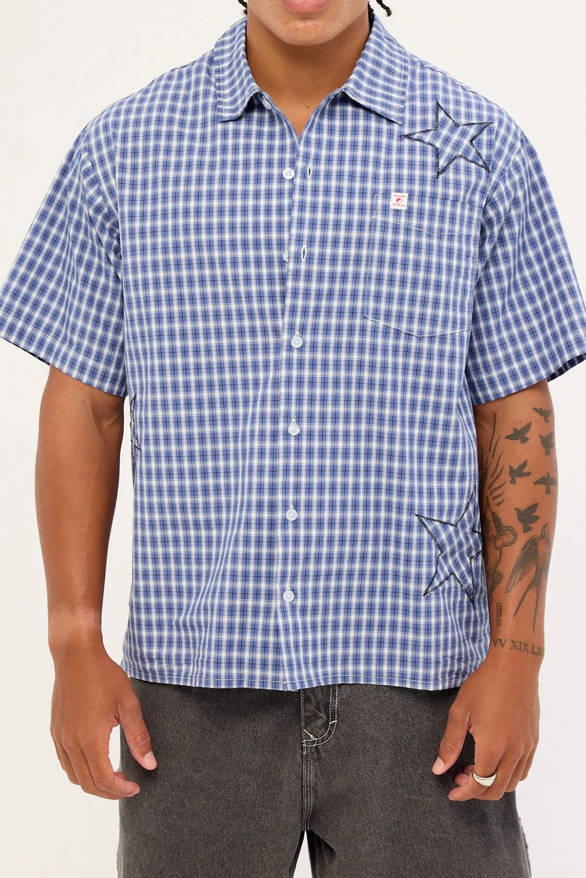 Dreamers Short Sleeve Shirt Blue