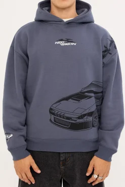Drifter Street Hoodie Steel
