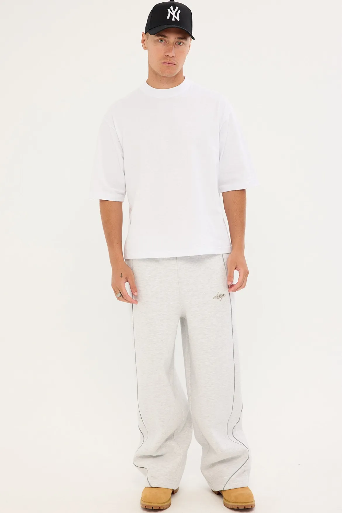 Drifter Super Baggy Sweatpant Snow Marle