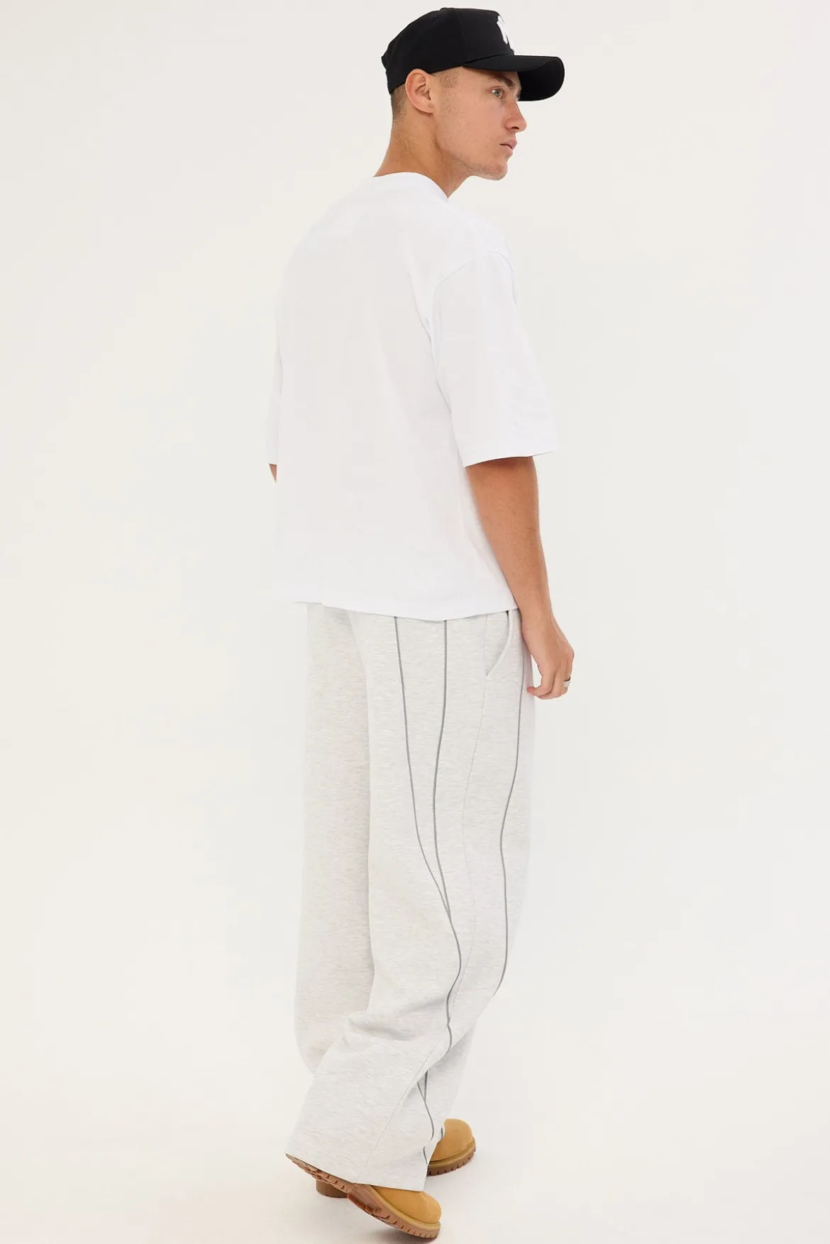 Drifter Super Baggy Sweatpant Snow Marle