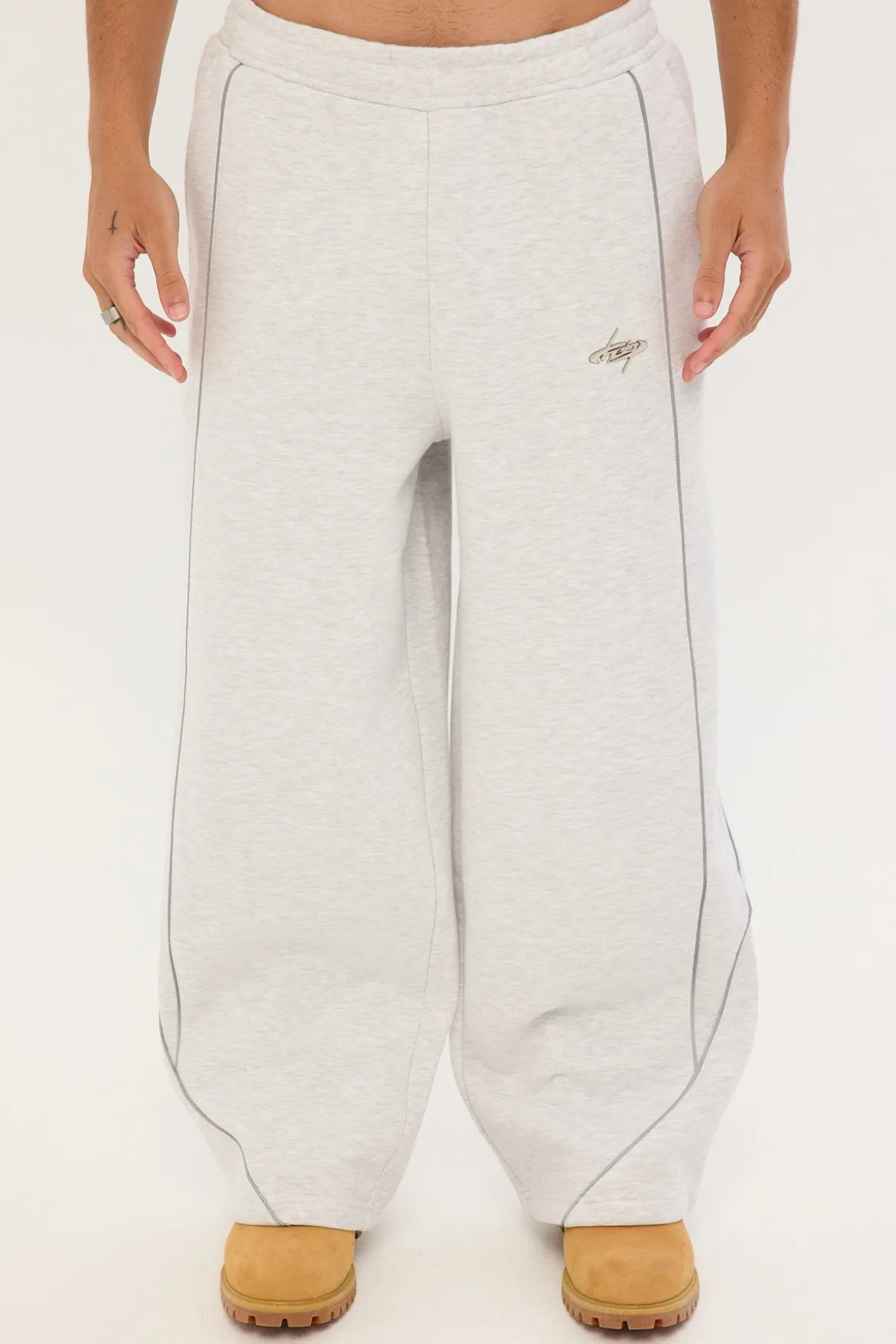 Drifter Super Baggy Sweatpant Snow Marle