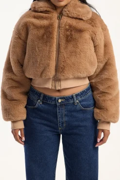 Drita Faux Fur Camel
