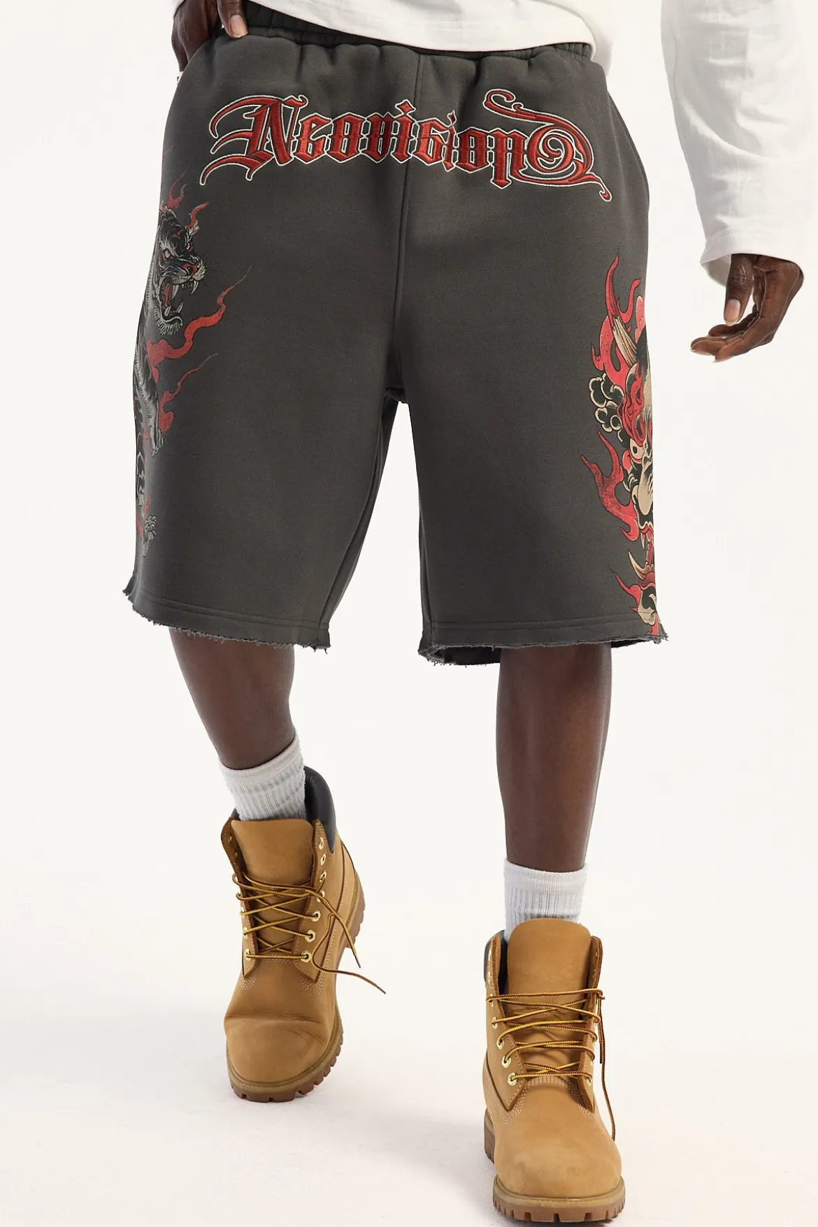 Duality Baggy Sweat Short Asphalt